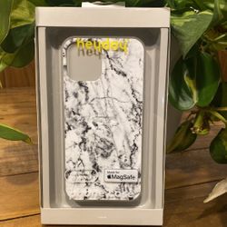 New Heyday iPhone 12 & 12 Pro Black & White Marble phone case