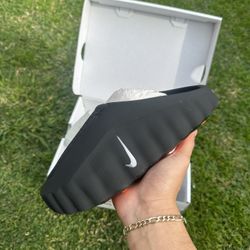 Nike Mind 001 Slide Black Chrome 