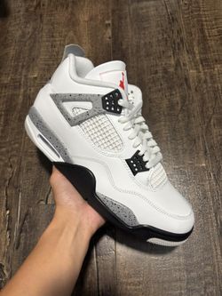 Jordan 4 White Cement