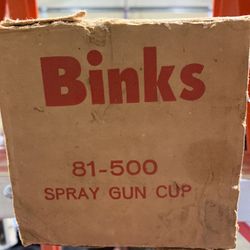 Binks Spray Gun Cup 81-500 Never Used In Box