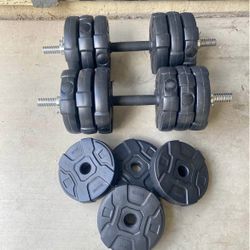 80 Lbs Adjustable Dumbbells 