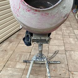 Concrete mixer for cement mix and mortar
