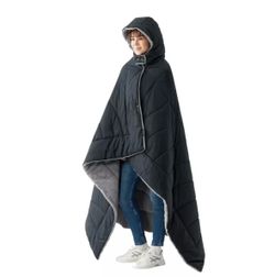 New RARE Weatherproof Reversible Soft Summit Hooded Blanket