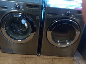 LG Front-Load Washer and Dryer Set