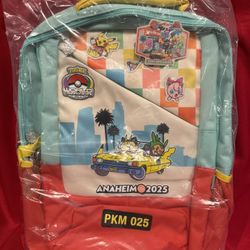 EXCLUSIVE! New 2025 Anaheim Pokemon Center World Championship Pokemon Backpack 