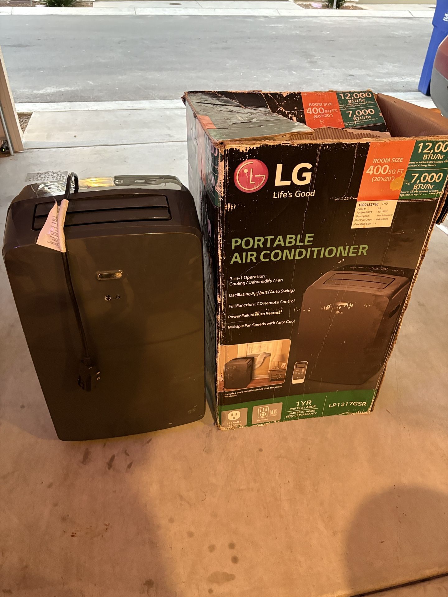 Portable LG Air Conditioner AC