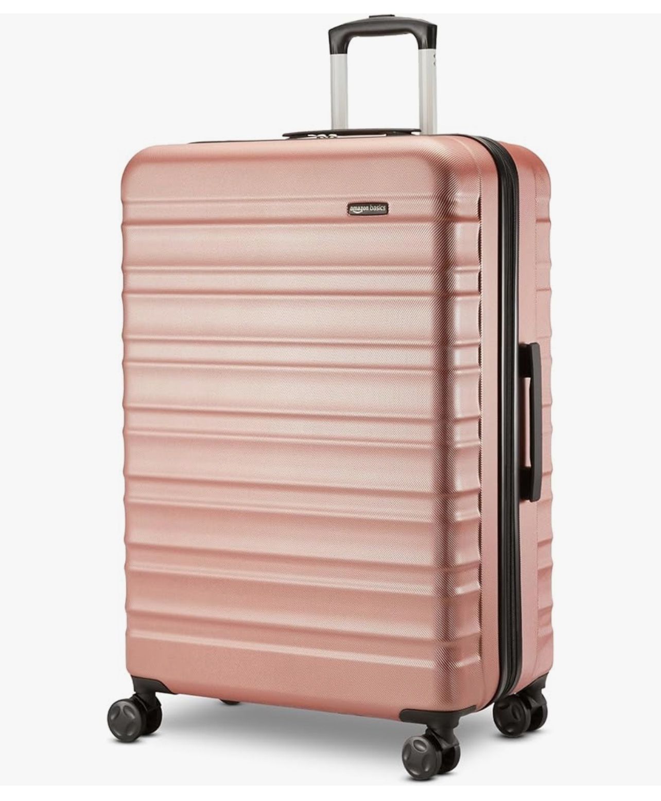 New-Amazon Basics 30-Inch Hardside Checked Luggage, Hardshell Suitcase With Wheels, Expandable For Up to 15% More Space, With Scratch-Resistant Surfac