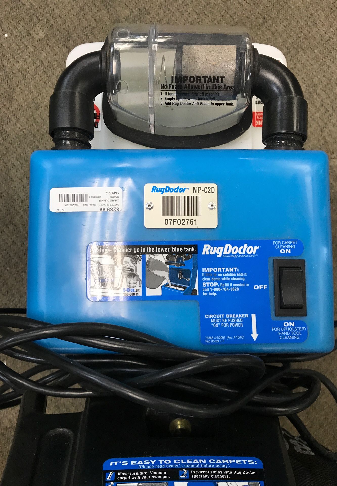 RUG DOCTOR Mighty Pro MPC2D for Sale in Charlotte, NC OfferUp