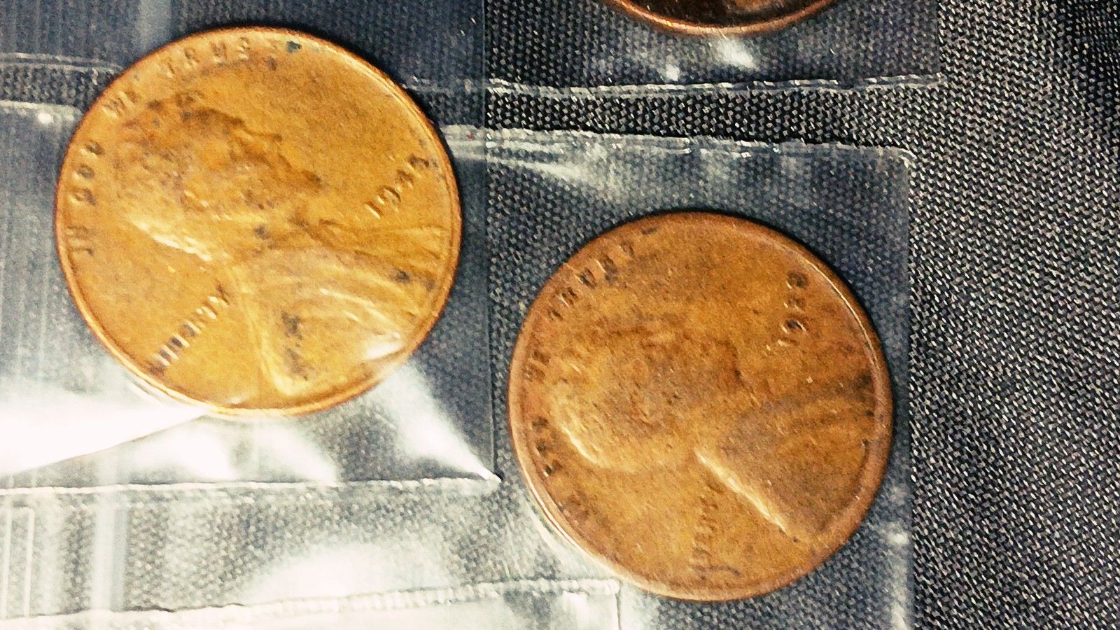 Collection Of Wheat Pennies