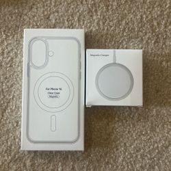 Apple iphone 16 Case and Magsafe Charger