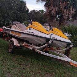 2 Polaris Virage Jetskies