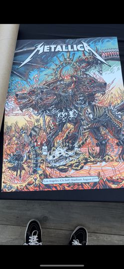 METALLICA 72 SEASONS LA Poster Exclusive 500 Pcs Sunday 8/27 Official Tour Rare