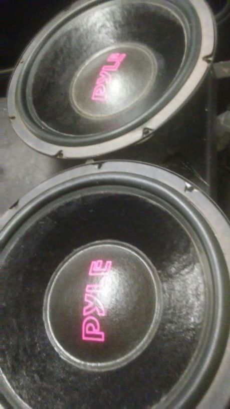 2 - old school PYLE DRIVER 12"SUBS