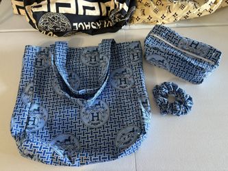 Tote Bag, Make Up Bag And Scrunchie