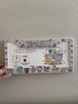 Hello Kitty License Plate Frame