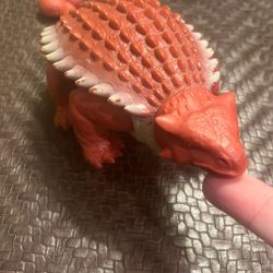 1987 Playskool Definitely Dinosaurs Ankylosaurus Action Figure