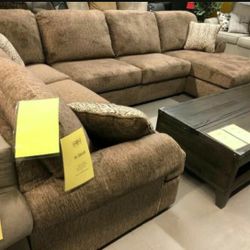 Hoylake Chocolate LAF Sectional/couch 1099