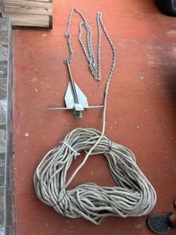 Rope Chain and Mud Anchor