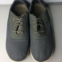 Olukai Mens Gray Nohea Moku Lace Up Casual Sneaker Shoes Sz 10.5 US
