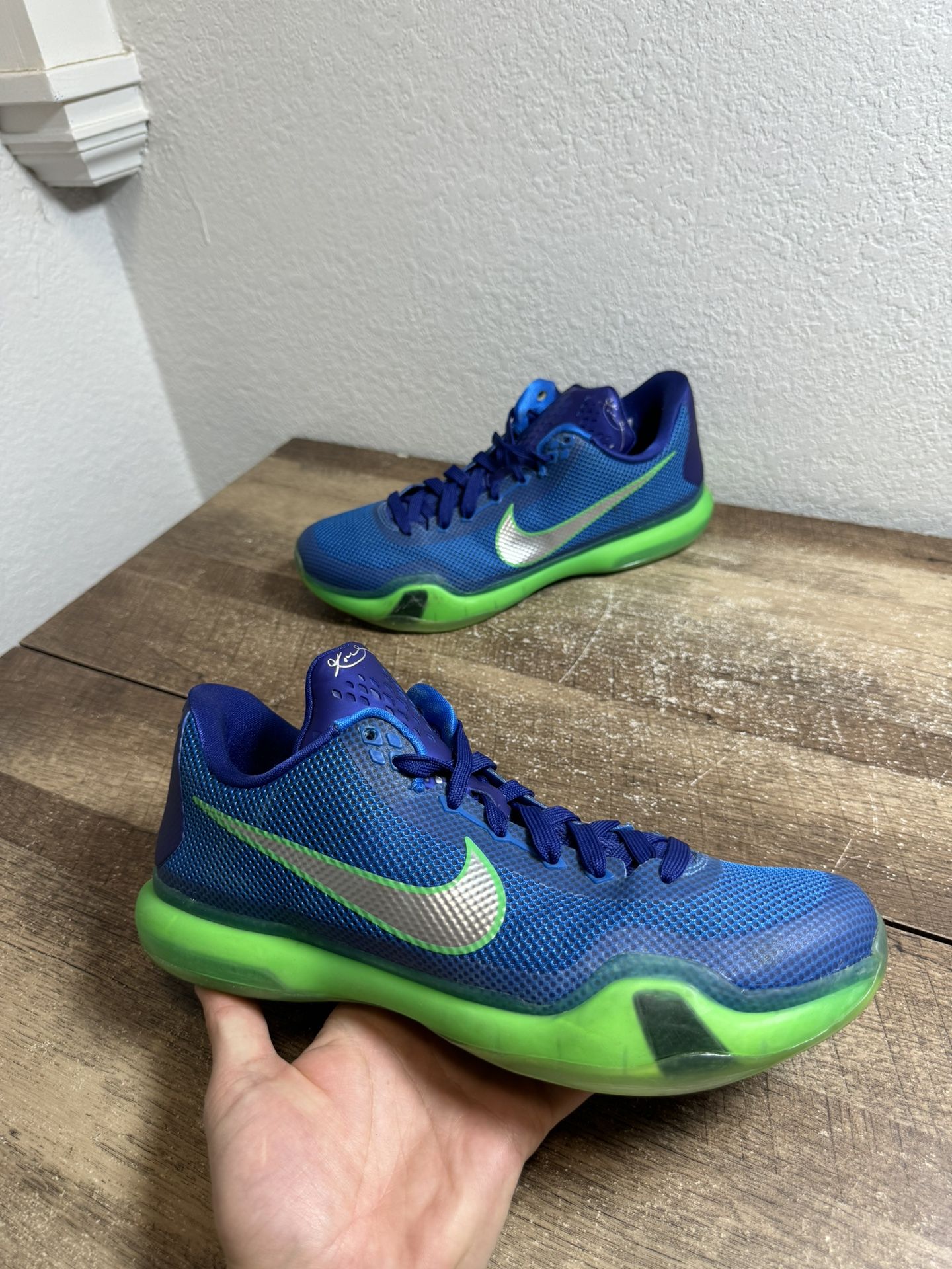 Nike Kobe X 10 Elite Shoes Size 9 Low Emerald City Sneakers