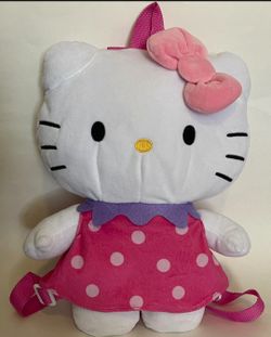 Hello Kitty Plush Backpack