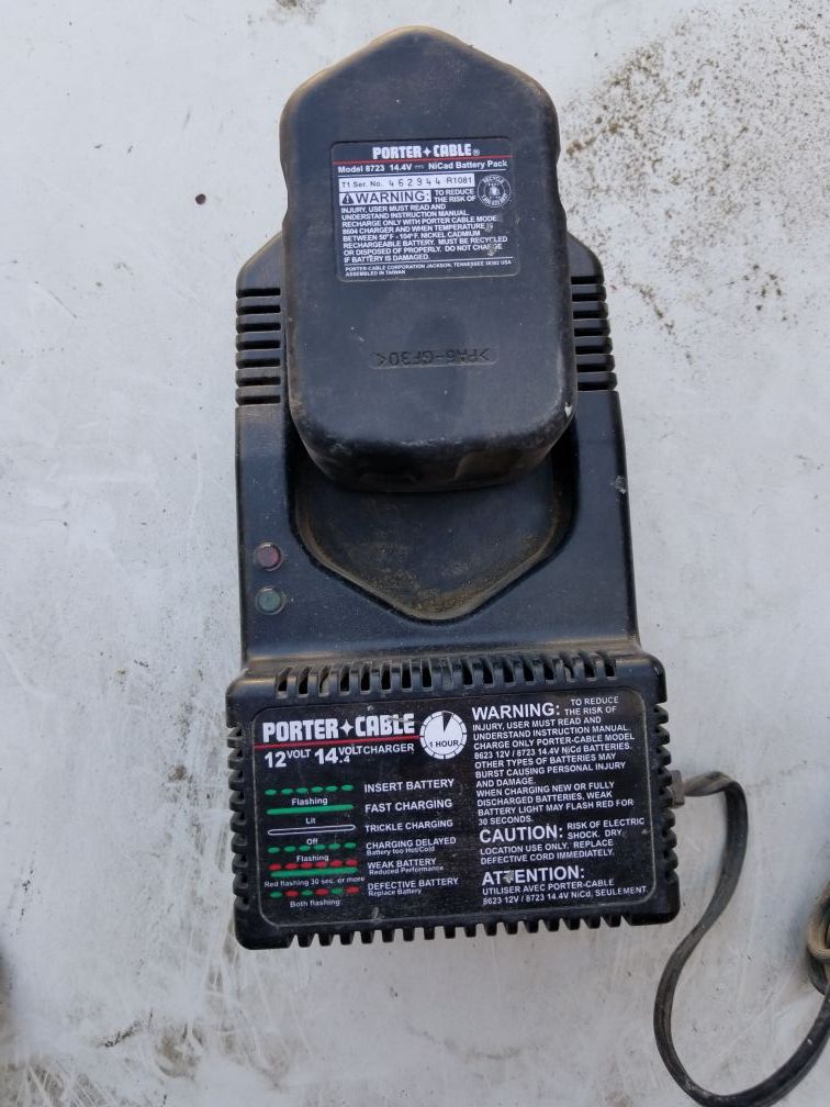 Porter cable battery and charger