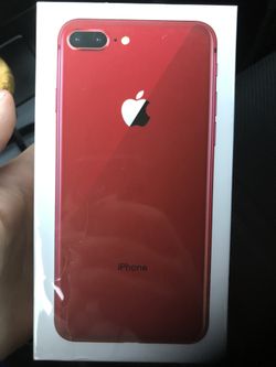 Red iPhone 8 Plus unlocked 64 GB