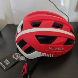 🚴‍♂️ Bike Helmet with LED Light – Lightweight & Safety Certified (New)