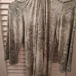 BRAND NEW MICHAEL KORS GOLD RING SHIRT 