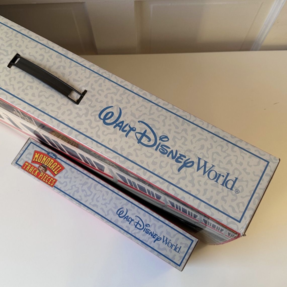 Vintage! Walt Disney World Red Stripe Monorail Playset w/ Original
