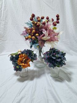 Autumn / Fall Floral Cool Tones Bundle