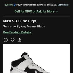 Supreme Nike SB Dunk HI