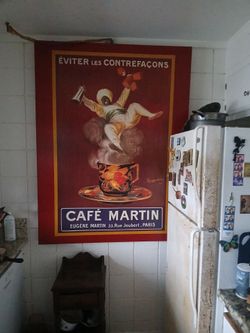 Large French Cafe kitchen art