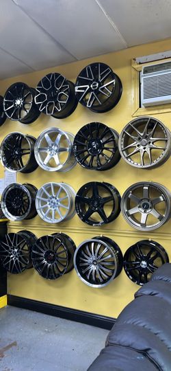 COMPACT CAR WHEELS AND TIRES $40 DOWN
