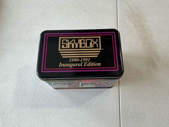 1990-91 Skybox Inaugural Edition Complete Basketball Set in Tin Box 1-423