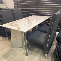 Marble Dining Table Onsale For $599 