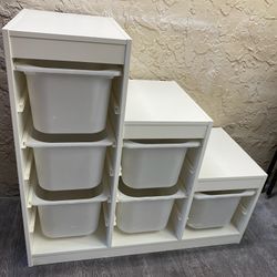 IKEA TROFAST STORAGE WITH BINS - Local Delivery for a Fee - See My Items