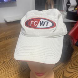 FCWT Perf Strapback White Adj Golf Hat Future Collegians World Tour