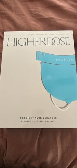 Higher dose red light neck enhancer