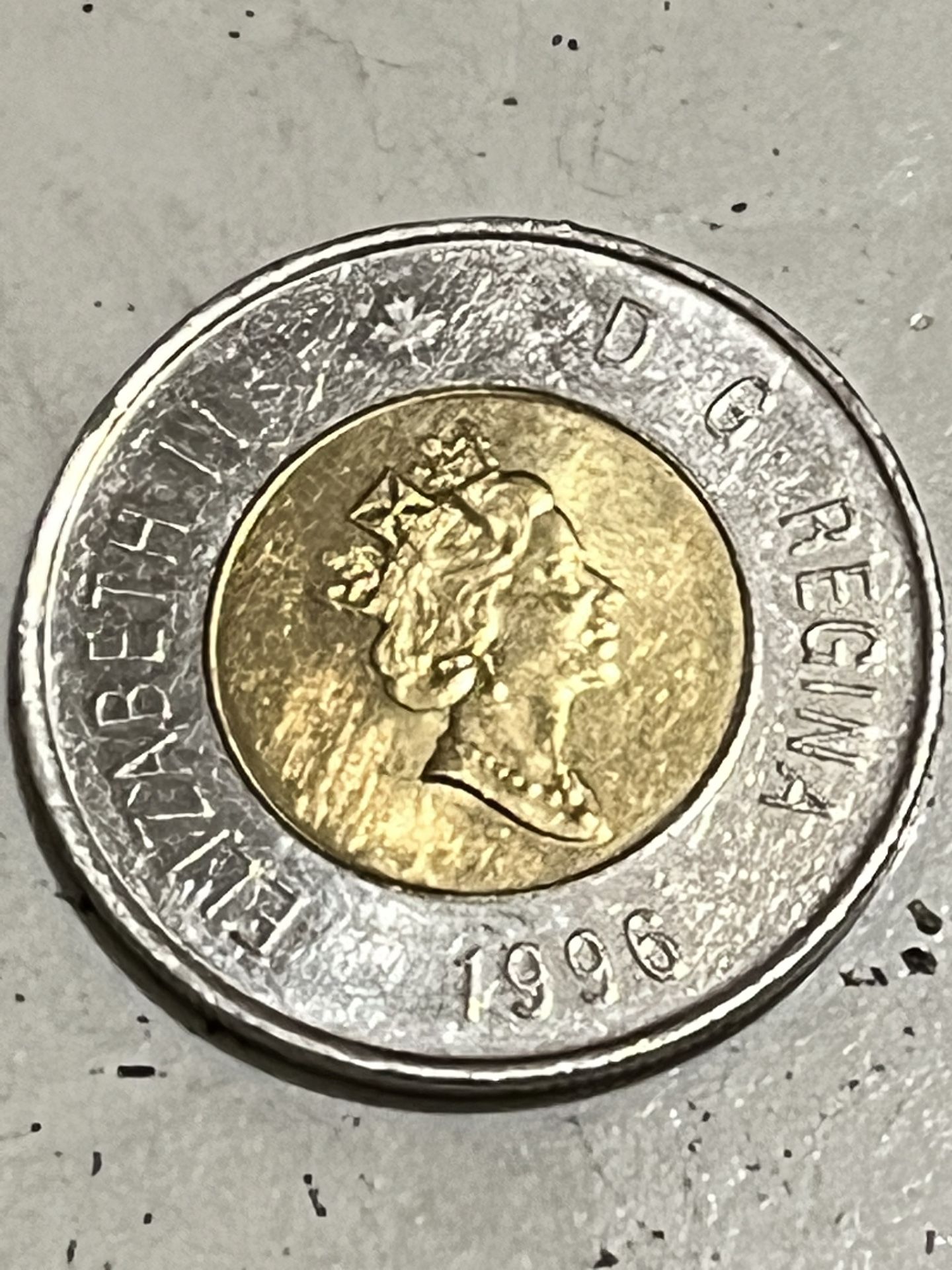 1996 Canadian Two Dollar Coin (Toonie)