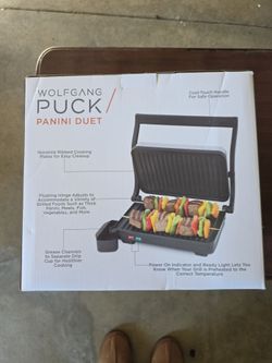 Wolfgang Puck Kitchen Panini Duet Grill