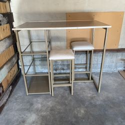 Bar And 2 Stool Set