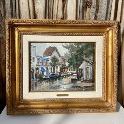 Rainy Day in Carmel - Limited Edition Canvas - The Thomas Kinkade Estate.