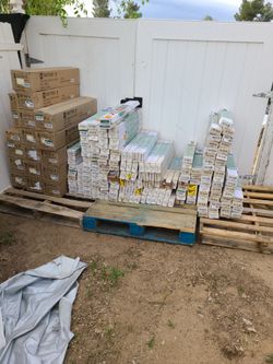 BRAND NEW WHITE ALUMINUM CORDLESS BLINDS..