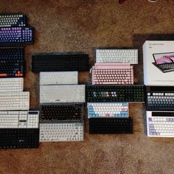 High End Mechanical Keyboard Collection - Brand New Unused - Variety Of Switches