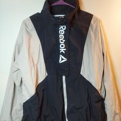 Reebok Men's Mock Neck Windbreaker Must Pick Up