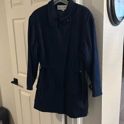 Women’s Evan-Picone Wool Peacoat Sz 14