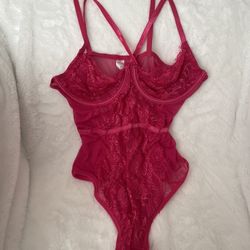 Pink Teddy / bodysuit/lingerie