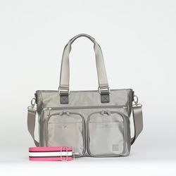 THE CARGO CATCHALL TOTE - STONE GREY METALLIC 