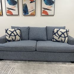 Blue couch
